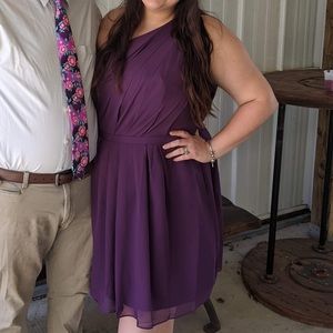 Plum Bridesmaid Dress